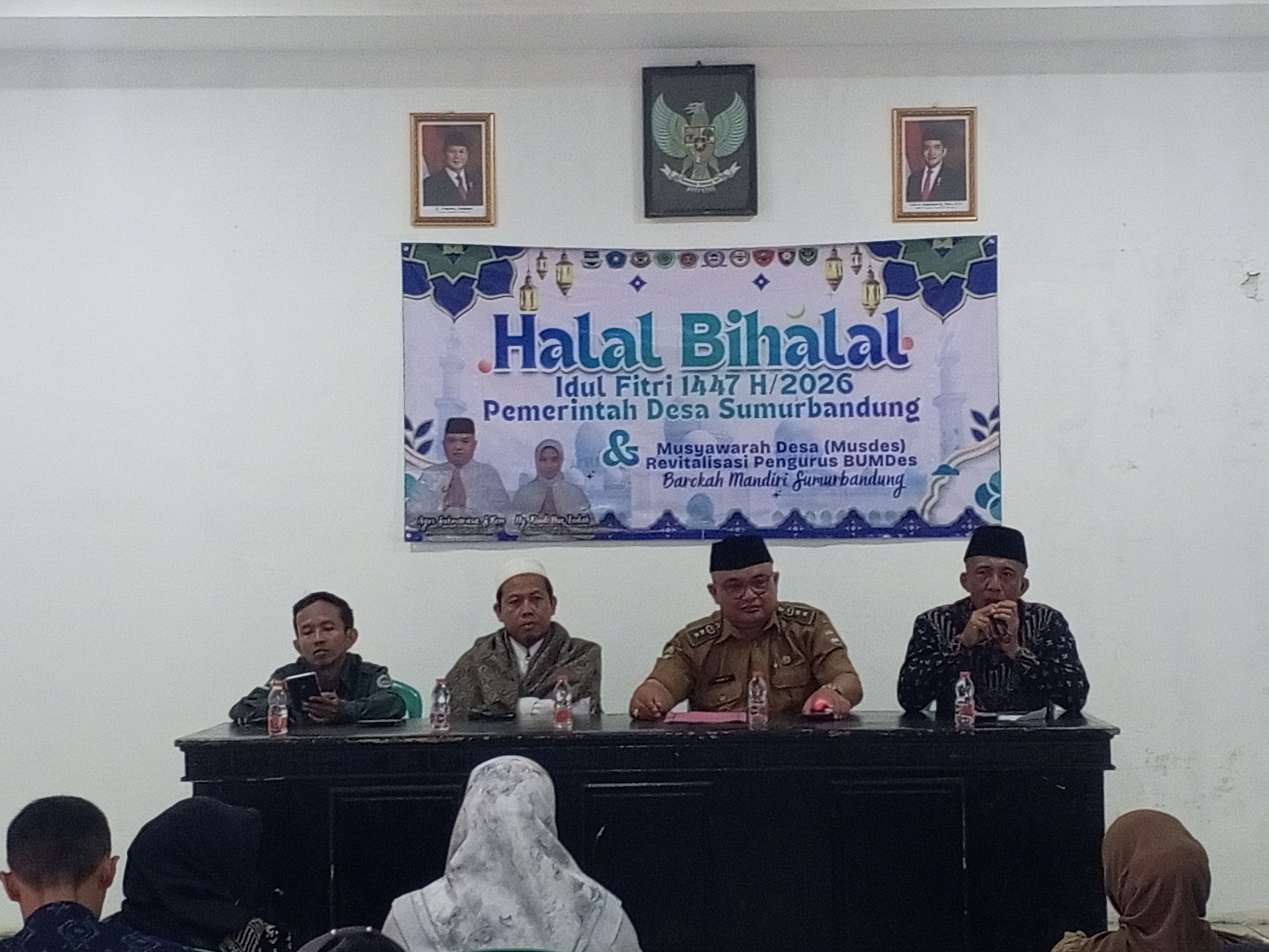 Halal bihalal Pemerintahan Desa Sumur bandung