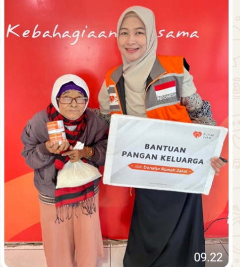 130 Paket Pangan Tersalurkan, Senyum Bahagia Warnai Kantor Layanan Rumah Zakat Cimahi