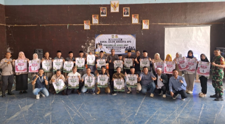 Penetapan dan Pengocokan Nomor Bakal Calon Anggota Desa Tanimulya Periode 2026-2034 **Panitia Pemilihan Badan Permusyawaratan Desa (BPD) Desa Tanimulya