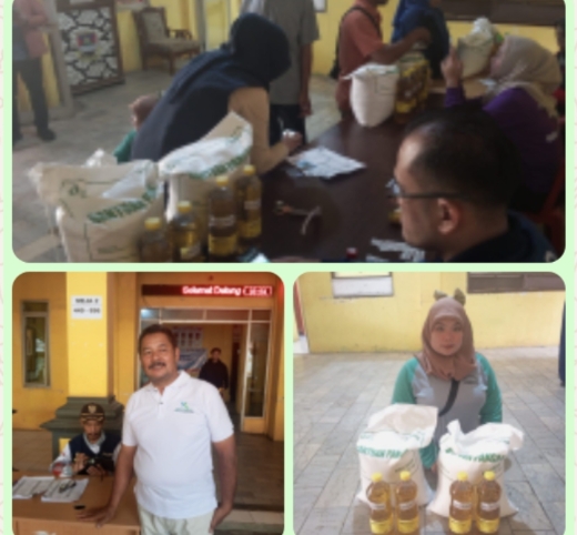 2124 KPM di Desa Ciptaharja Terima Bantuan pangan, penyaluran Beras dan Minyak goreng Berjalan Lancar