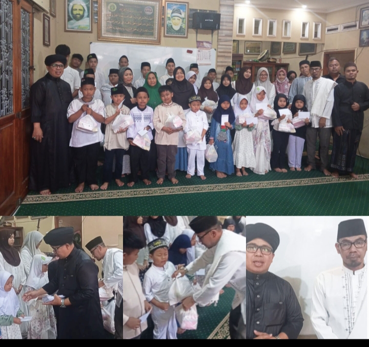 MAJELIS TAUHID ANWARUL ULUM DESA CIMAREME BERBAGAI KEBAIKAN, SANTUNAN 41 ANAK YATIM 10 MUHARAM 1448 H