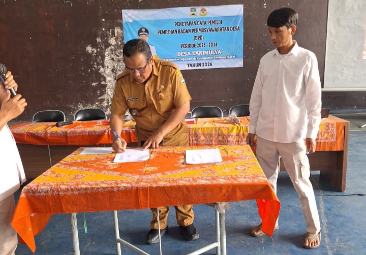 Daftar Pemilih Resmi Disahkan, Pemilihan Anggota BPD Desa Tanimulya Priode 2026-2034 Masuk Tahap Strategis