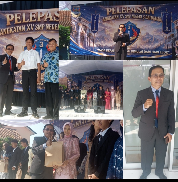SMPN 3 Batujajar Resmi Dilepas 250 Siswa Angkatan XV"Masa Depan Gemilang Dimulai Hari Esok"Menuju Pendidikan Lebih Tinggi