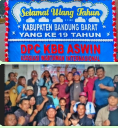 DPC ASWIN Kabupaten Bandung Barat Ucapkan Selamat Hari Jadi KBB ke -19 Momentum Memperkuat Amanah, Persatuan, dan Kemajuan Daerah