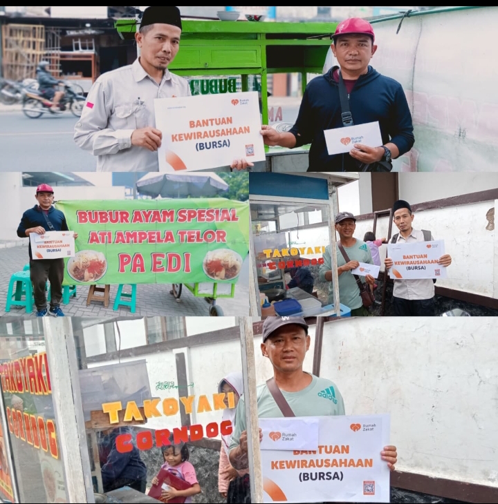 Rumah Zakat Cimahi Salurkan Bantuan Kewirausahaan (BURSA) untuk Perkuat Ekonomi Keluarga