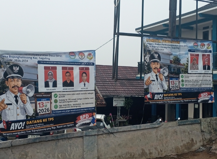 Pemilihan Anggota BPD Desa Bojonghaleuang Resmi Masuki Tahap Kampanye,9 Calon Siap Rebut Suara 1,576Pemilih