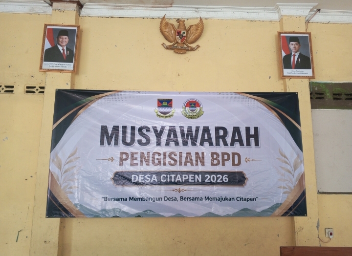 Musyawarah Pengisian Keanggotaan BPD Desa Citapen Berlangsung Kondusif