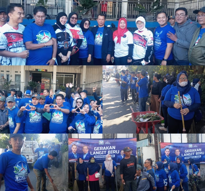 Sambut HUT ke- 25 Partai Demokrat , Gerakan Gotong Royong Serentak di Bandung Barat Perkuat Kepedulian Sosial dan Lingkungan