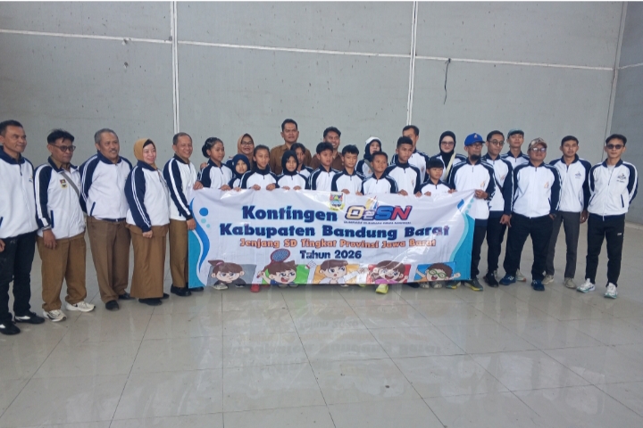 Bandung Barat Lepas Kontingen 02SN SD 2026,Siap Tampil Maksimal dan Harumkan Nama Sekolah Bandung barat